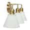 Hello Honey® Robert Stevenson Lighting Josie Metal 3-Light Vanity with Shades